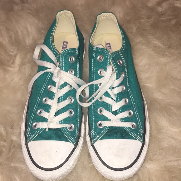 jade green converse